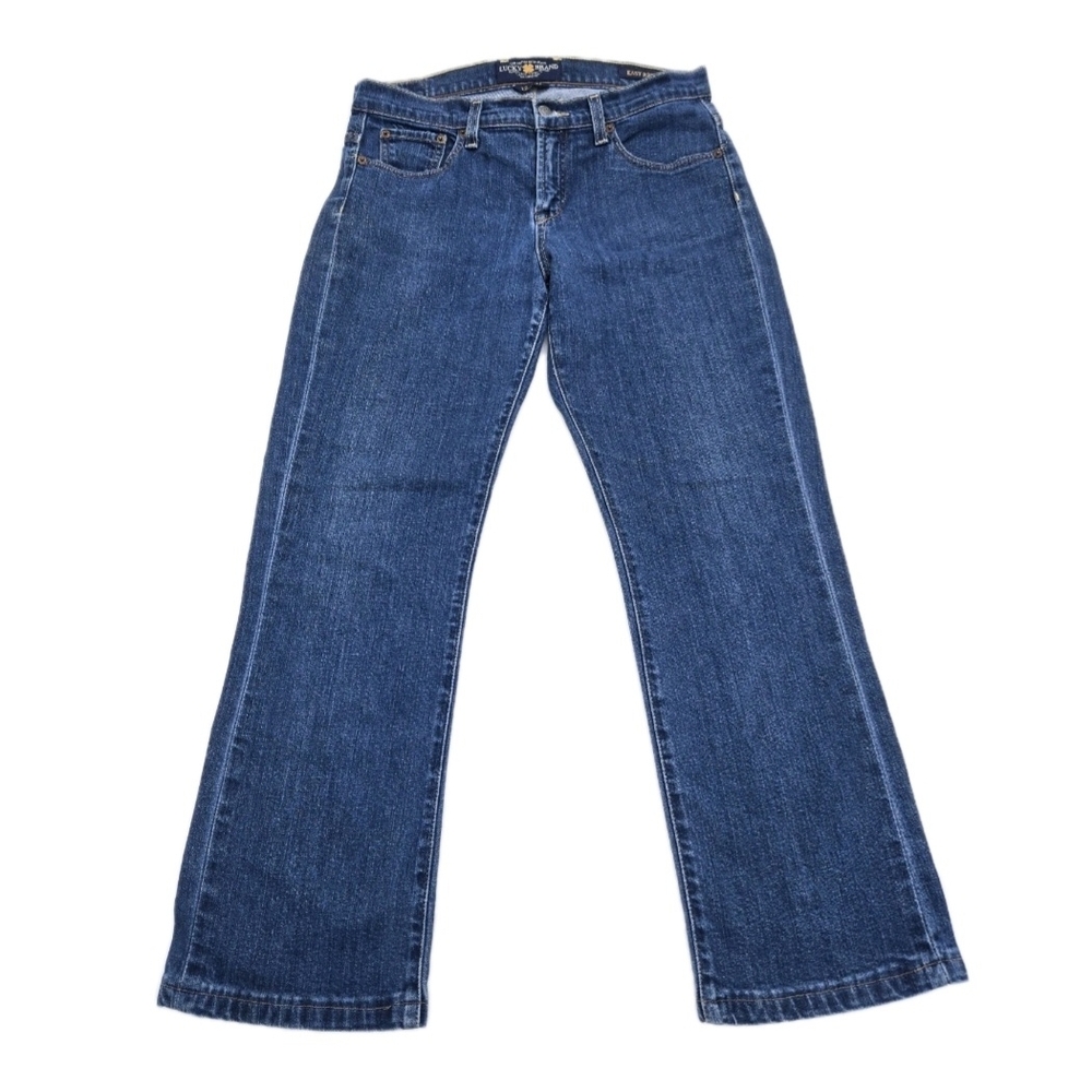 Lucky Brand Jeans Womens 12/31 (32.5x28) Easy Rider Stretch Straight Medium Wash